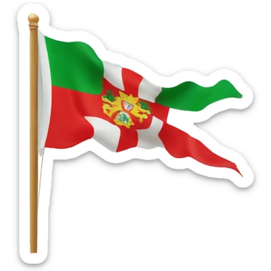 Basque flag (ikurriña) sticker