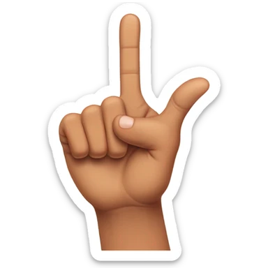 Hand making the university of Texas hook ‘em sign  sticker