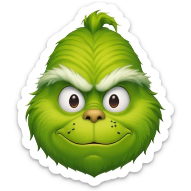 grinch sticker