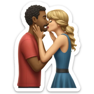 Skibidi Kissing Taylor swift  sticker