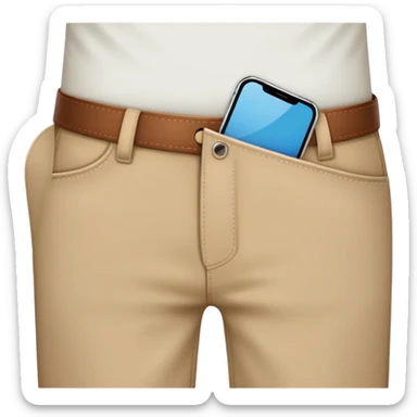 Put sth into your front pocket  sticker