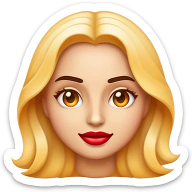 Cinematic Realistic Hollywood Pop Culture Emoji, featuring an iconic portrayal of film industry glamour rendered with vibrant textures and dynamic, cinematic lighting. sticker