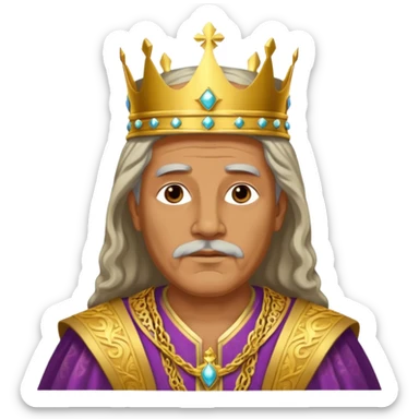 old king Solomon sticker