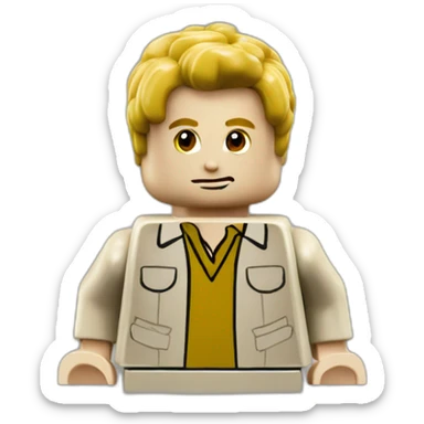 Lego minifig sticker