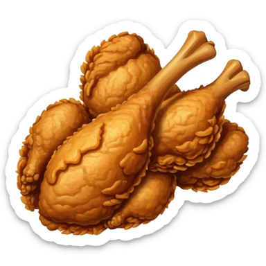 Seasoned Fried Chicken sticker