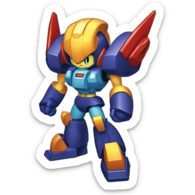 zero nightmare from mega man X6 sticker