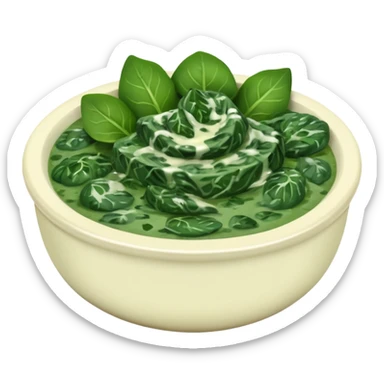 creamed spinach sticker