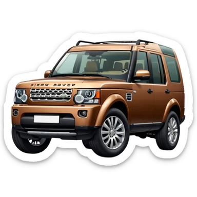 Brown Land Rover Discovery
Apple emoji style. sticker