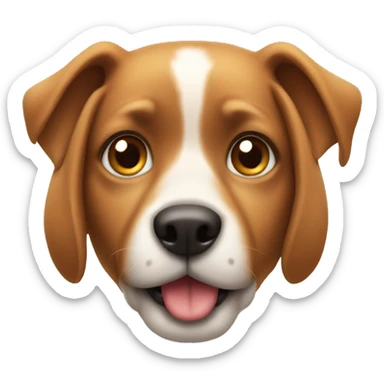 Default doggy face emoji sticker