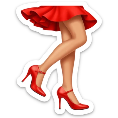 Heels dance sticker