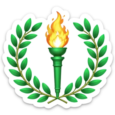 
Laurel Wreaths
Torch Relays
Stadium Flags sticker
