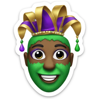Mardi Gras  sticker