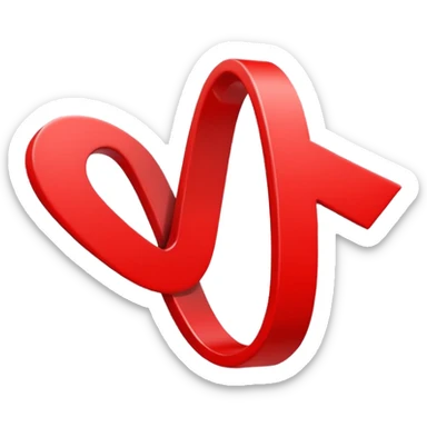 L red trading trending line and black background sticker