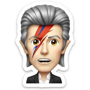 david bowie stardust sticker