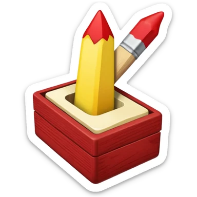 matches in matchbox sticker