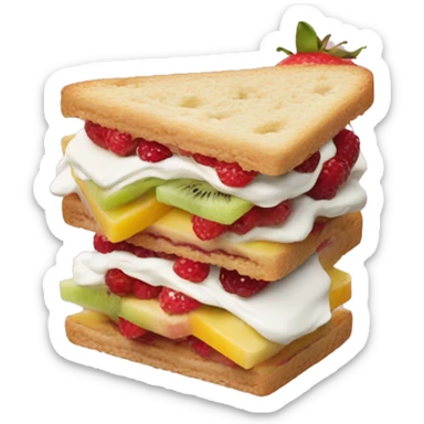 Fruit & Cream Sandwich sticker