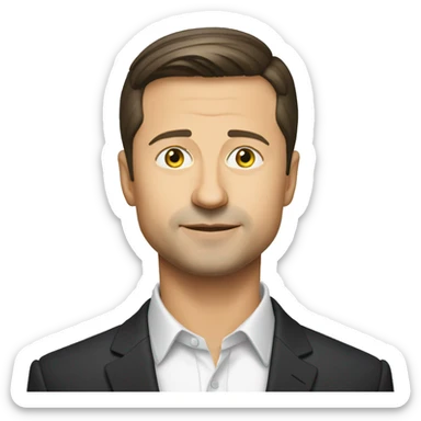 Volodymyr Zelensky sticker