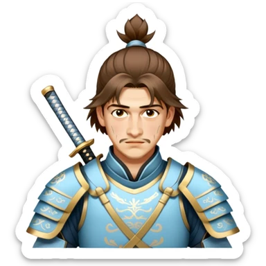 Elegant Samurai sticker