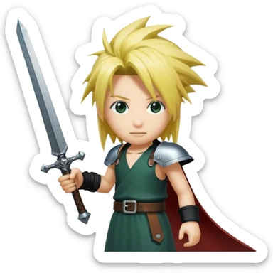 Final fantasy 7 sticker