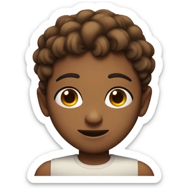 judgy side eye, lip curl face sticker