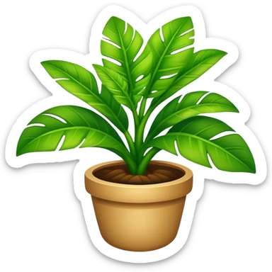 hawaiian plant sticker
