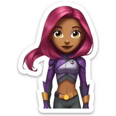 Teen Titans Starfire sticker