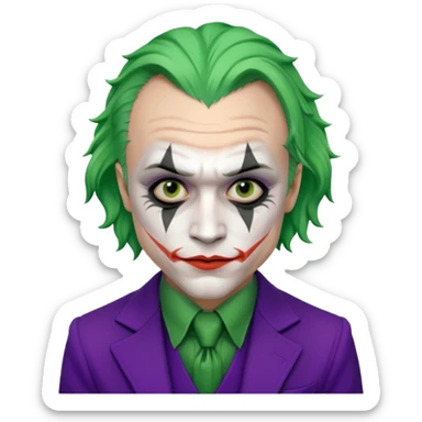 heath ledger joker sticker