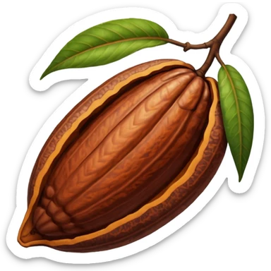 cacao pod sticker