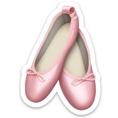 Ballet shoes sticker