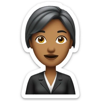 Female lawyer  sticker