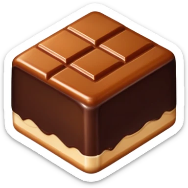 Salted caramel chocolate sticker