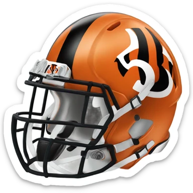 Bengals helmet  sticker