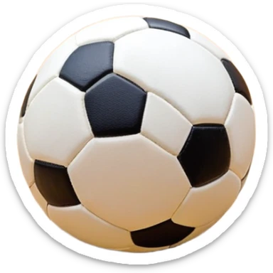 A close-up of a mini-football (futsal) ball placed on a wooden floor of an indoor sports hall, with the goalposts in the background. The scene highlights the smooth texture of the ball and the detailed net of the goal, emphasizing the fast-paced nature of the sport. sticker