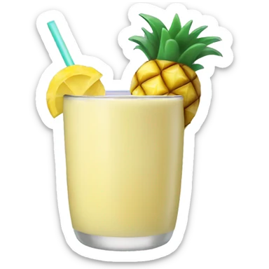 pineapple smoothie sticker