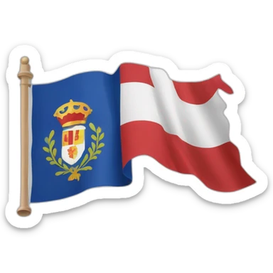 Drapeau de l’île corse en France sticker