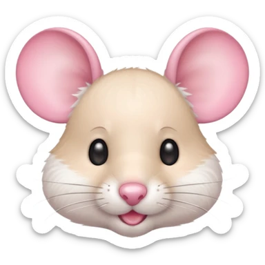 Cute Mouse face side view 🐭 sticker