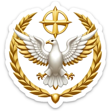 dominus' emblem holy  sticker