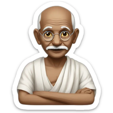Mahatma Gandhi  sticker