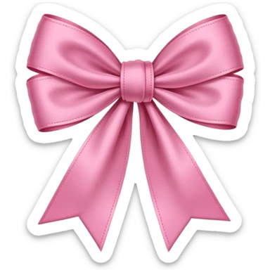 Coquette ribbon sticker