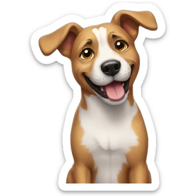 dog-happy sticker
