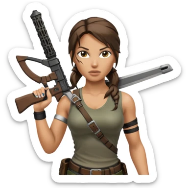 Video game raider xbox sticker