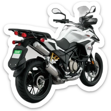Benelli trk502 color blanco sticker
