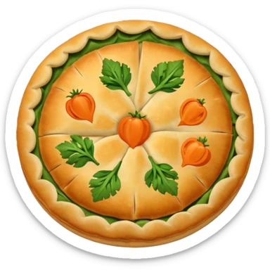 galette de légume comme des galette de pomme de terre sticker