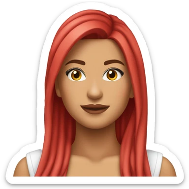 Carolina Giraldo Navarro, known professionally as Karol G, is a Colombian singer. Red straight Hair sticker