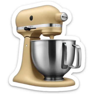 Pilsbury doughboy in a stand mixer sticker
