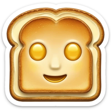 English Breakfast: Toast with butter














 sticker