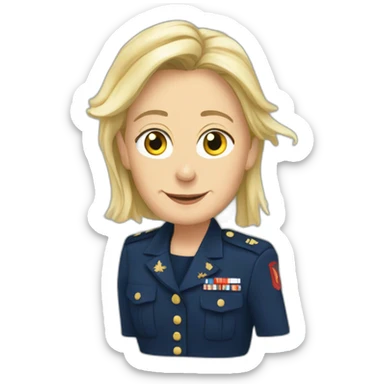 Marine Lepen sticker
