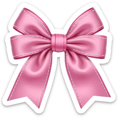 Cute girly bows sticker