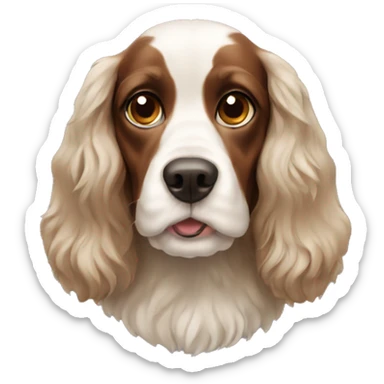 Spaniel dog sticker
