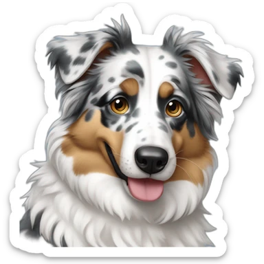 blue-merle-aussie sticker